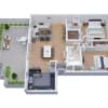 Floor plan: B3