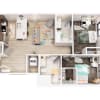 Floor plan: 2 Bedroom XL