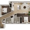 Floor plan: C1
