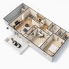 Floor plan: 2 Bedroom, 2 Bathroom