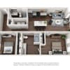Floor plan: 2x2