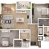 Floor plan: B1 ADA