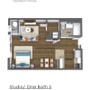 Floor plan: Studio