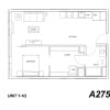 Floor plan: One Bed One Bath Q