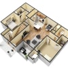 Floor plan: Colechester - Two Bed Two Bath