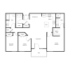 Floor plan: Three Bedroom