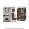 Floor plan: 2x1B
