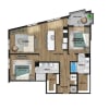 Floor plan: B6