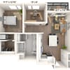 Floor plan: 2A4 1x1 872 SF-FP