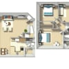 Floor plan: Meadow Townhome