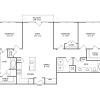 Floor plan: C1 to C4