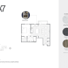 Floor plan: A7 - One Bedroom - Wine Cooler