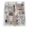 Floor plan: 1x1A3