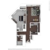 Floor plan: 1x1H