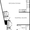 Floor plan: Studio C