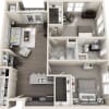 Floor plan: B2A