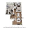 Floor plan: Two Bedroom Two Bath C