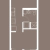 Floor plan: Open 1 Bed C