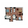Floor plan: 2A-1077