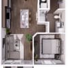 Floor plan: Founders 1B