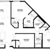 Floor plan: Three Bedroom B