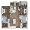 Floor plan: B11B