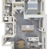 Floor plan: 1x1-818-LoftG