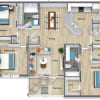 Floor plan: The Edisto with Sunroom