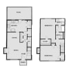 Floor plan: The Willowbrook Townhome