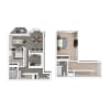Floor plan: 2 Bed 2 Bath