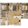 Floor plan: B1P