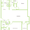 Floor plan: 2x2 S