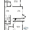 Floor plan: 2 Bedroom 2 Bathroom
