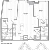 Floor plan: 2 Bed 2 Bath 1122