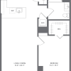 Floor plan: 1 Bed+1Terr/1 Bath_A2