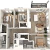 Floor plan: CF2-1420sf-Upgrade