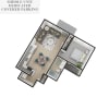 Floor plan: Imperial 1-Bed W/Dedicated Covered Parking