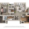 Floor plan: Bluebonnet - A2