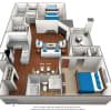 Floor plan: B2 