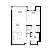 Floor plan: One Bedroom - G
