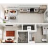 Floor plan: 1x1 Traditional ZK