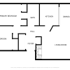 Floor plan: 2x1 - B1