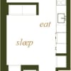 Floor plan: Studio A2