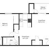 Floor plan: 1x1AWD (w/ connections)
