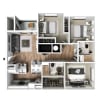 Floor plan: 3 x 2
