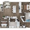 Floor plan: B13B