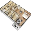 Floor plan: E