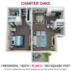Floor plan: One Bedroom Plan 2