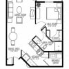 Floor plan: One Bedroom
