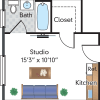 Floor plan: Studio 06 Tier